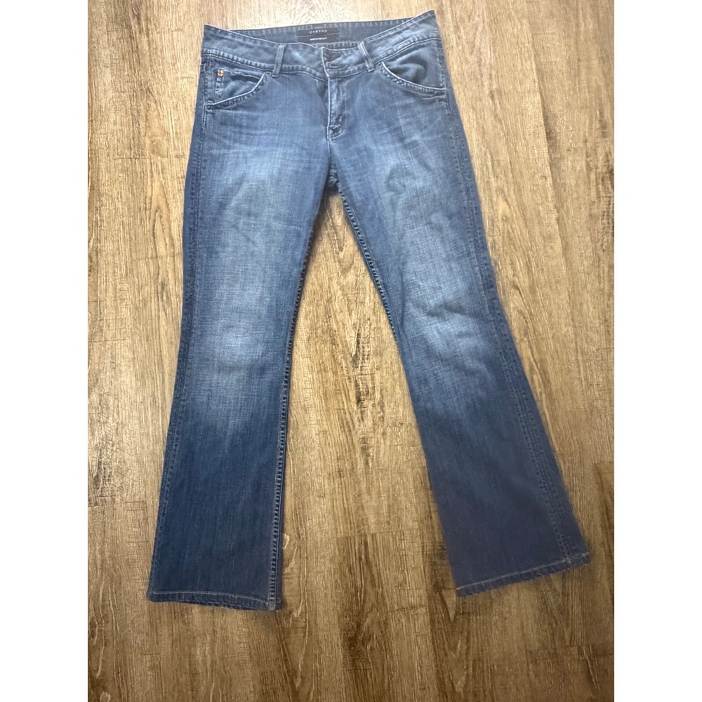 Hudson Jeans Beth Baby Bootcut Blue Denim Low Rise Made in USA Size 30 (approx)